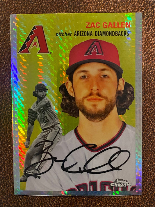 Zac Gallen - 2023 Topps Chrome Platinum Anniversary - Prism Refractor - Diamondbacks