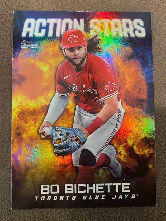 Bo Bichete - 2023 Topps Update - Action Stars - Blue Jays