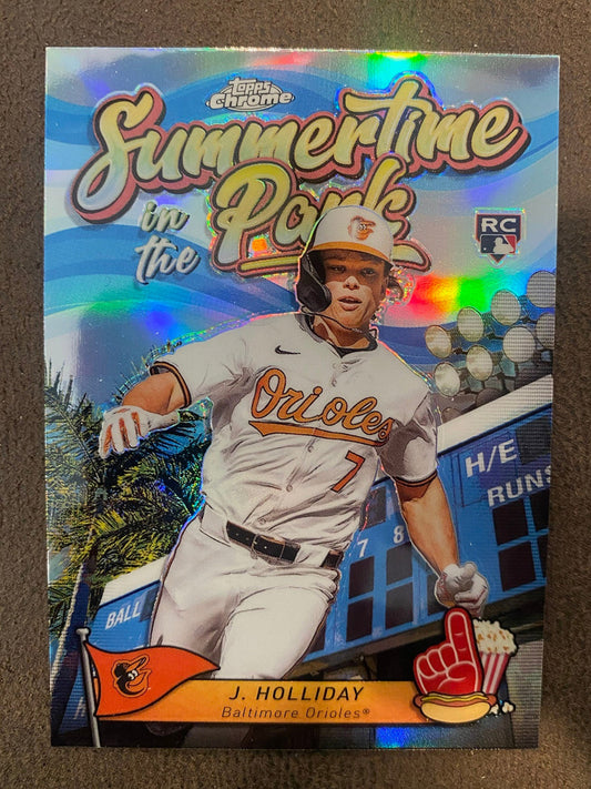 Jackson Holliday - 2024 Topps Chrome - Summertime in the Park - Orioles