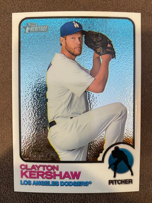 Clayton Kershaw - 2022 Topps Heritage High Number - Chrome /999 - Dodgers