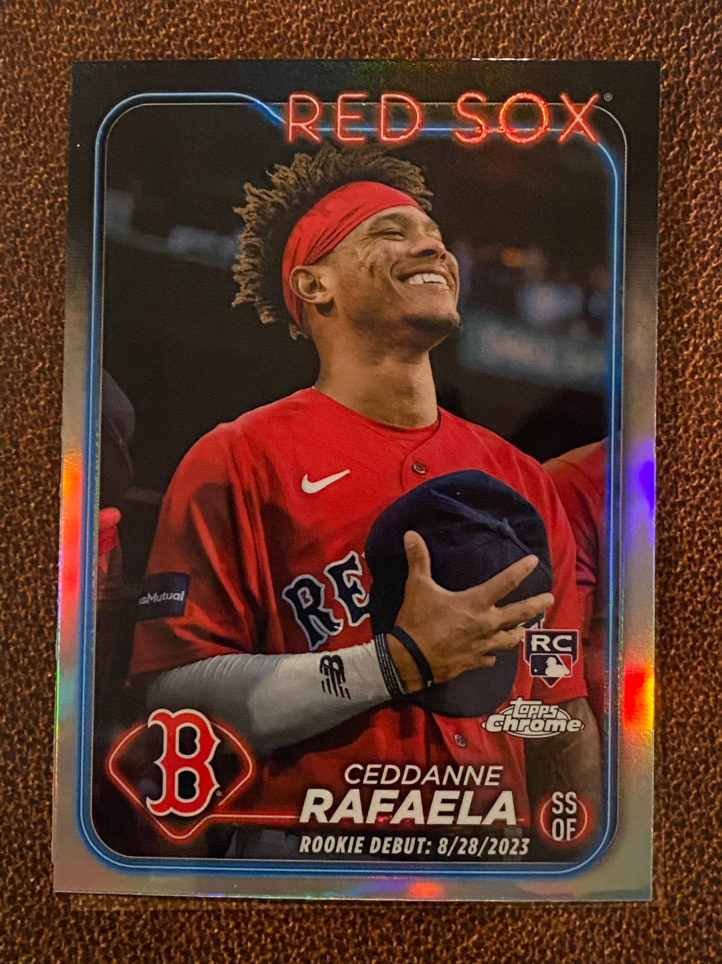 Ceddanne Rafaela - 2024 Topps Chrome Update - Refractor (Rookie Debut) - Red Sox