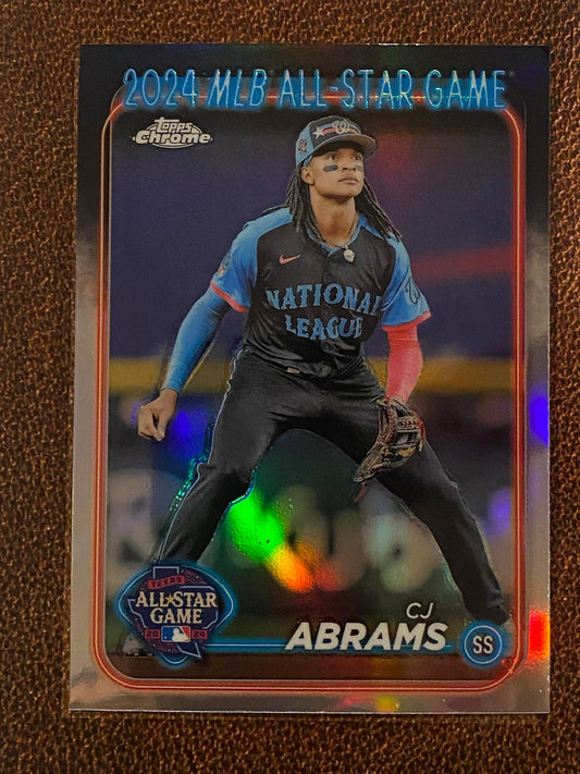 CJ Abrams - 2024 Topps Chrome Update - All-Star Game Refractor - Nationals