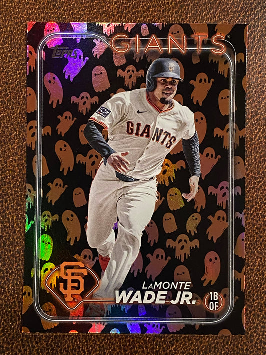 LaMonte Wade Jr. - 2024 Topps Update - Ultra Rare Ghost Parallel - Giants