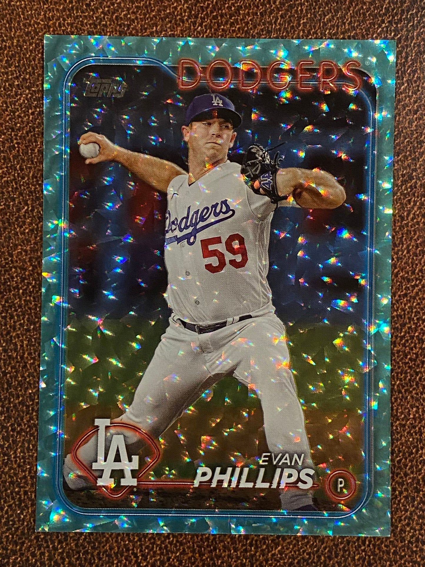 Evan Phillips - 2024 Topps Series 2 - Aqua /399 - Dodgers