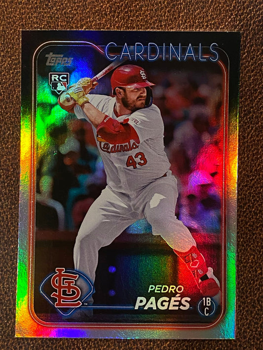 Pedro Pages - 2024 Topps Update - Rainbow Foil - Cardinals