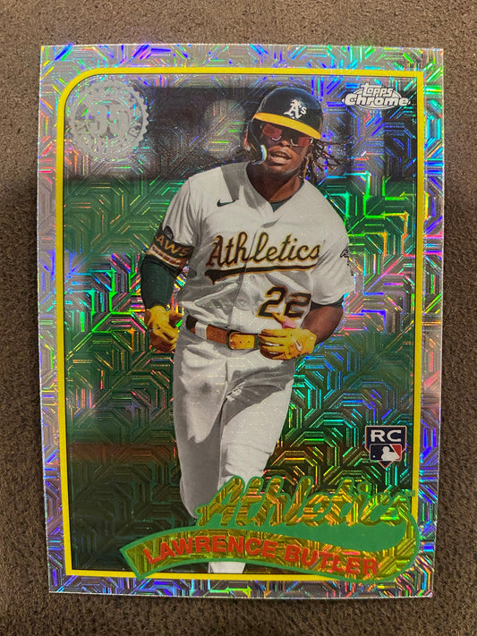 Lawrence Butler - 2024 Topps Series 1 - Silverpack Mojo Refractor - Athletics