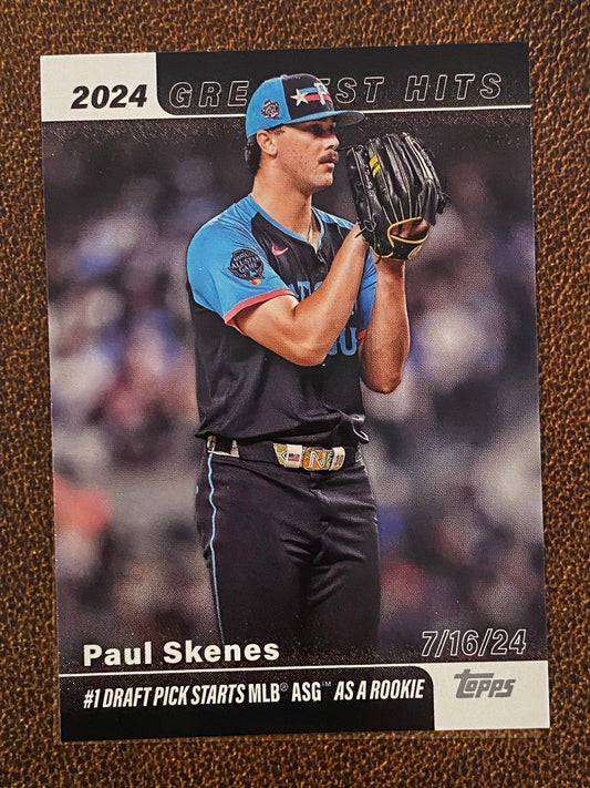 Paul Skenes - 2025 Topps Series 1 - 2024 Greatest Hits - Pirates