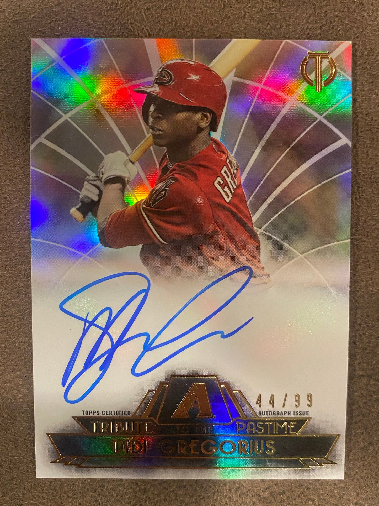 Didi Gregorius - 2014 Topps Tribute - To The Pastime AUTO Foil /99 - Diamondbacks