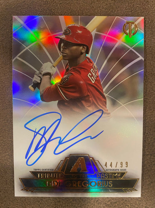 Didi Gregorius - 2014 Topps Tribute - To The Pastime AUTO Foil /99 - Diamondbacks