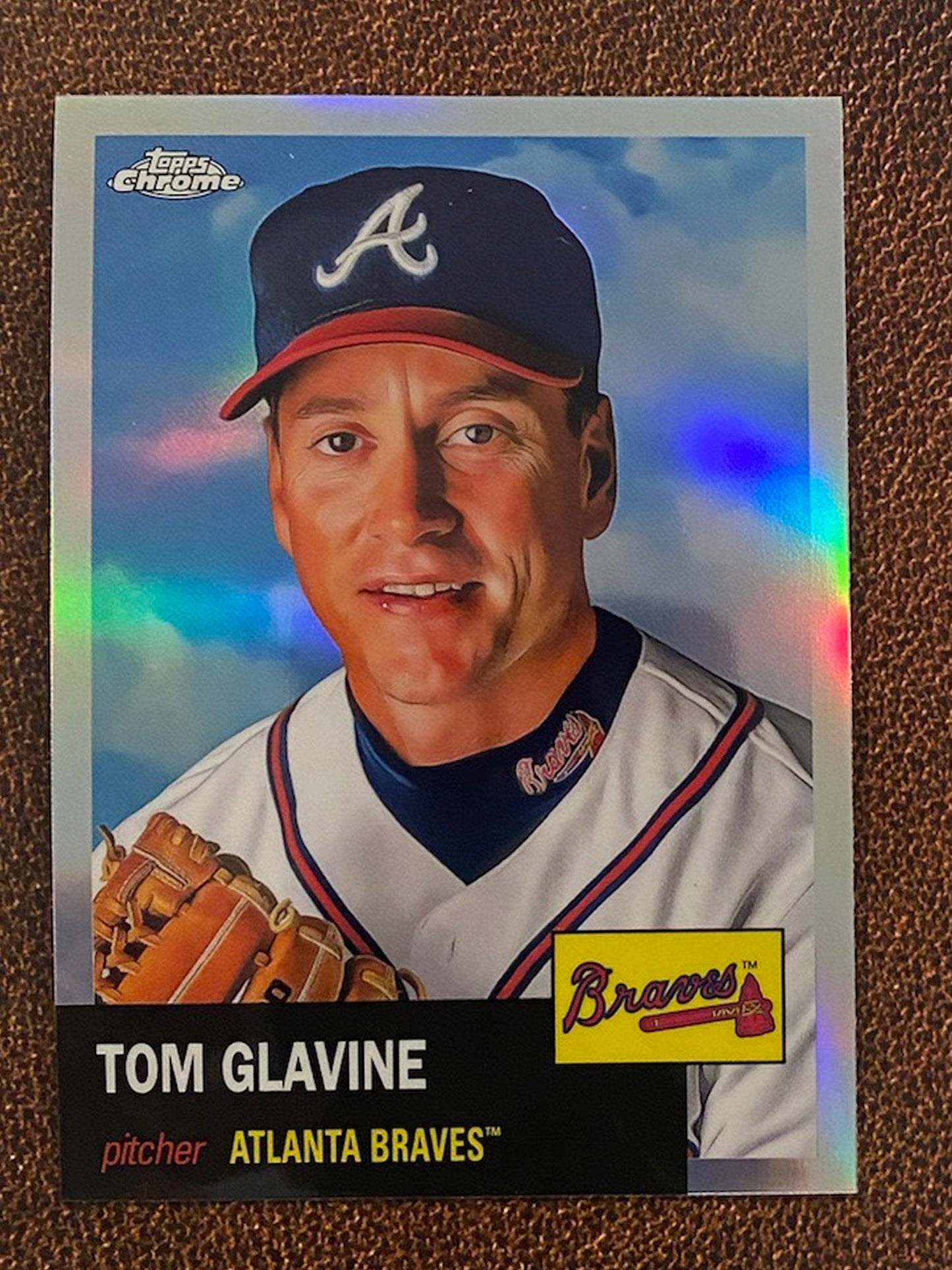 Tom Glavine - 2022 Topps Chrome Platinum Anniversary - Refractor - Braves