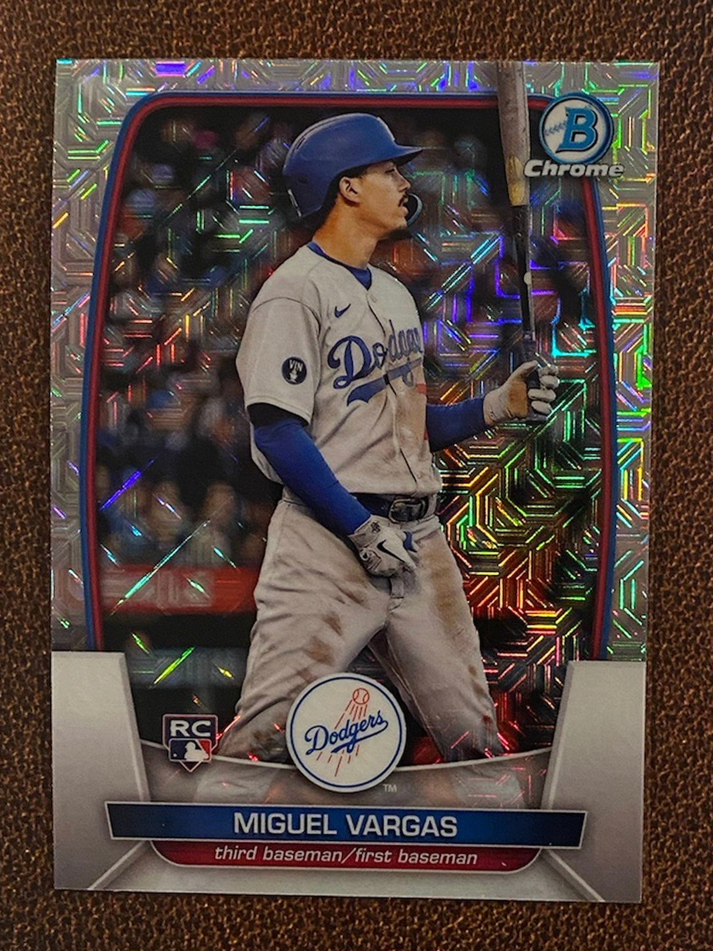 Miguel Vargas - 2023 Bowman - Mega Box Mojo Refractor - Dodgers