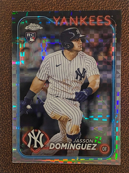 Jasson Dominguez  - 2024 Topps Chrome - XFractor - Yankees