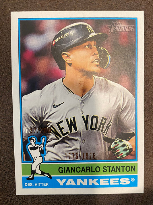 Giancarlo Stanton - 2025 Topps Heritage - Bicentennial /200 - Yankees
