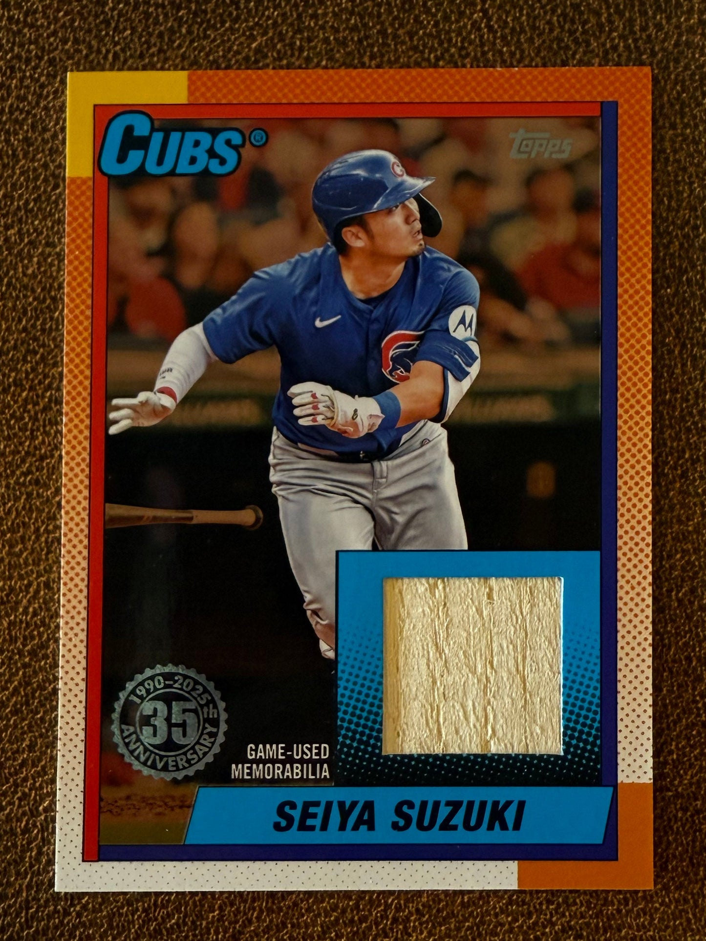 Seiya Suzuki - 2025 Topps Series 1 - 1990 Insert RELIC /50 - Cubs