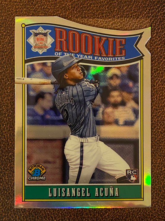 Luisangel Acuna - 2025 Bowman - Rookie of the Year Favorites - Mets