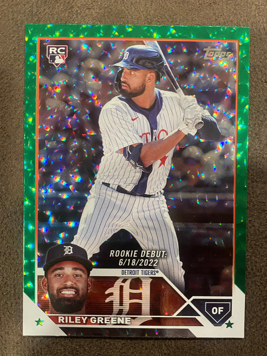 Riley Greene - 2023 Topps Update - Green /499 - Tigers