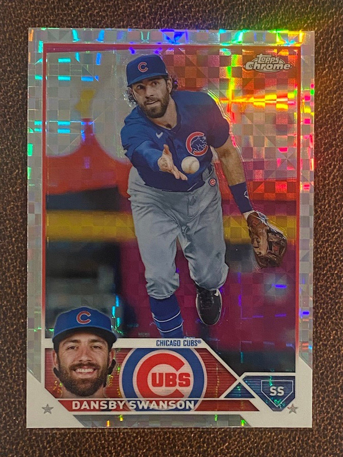 Dansby Swanson - 2023 Topps Chrome - XFractors - Cubs