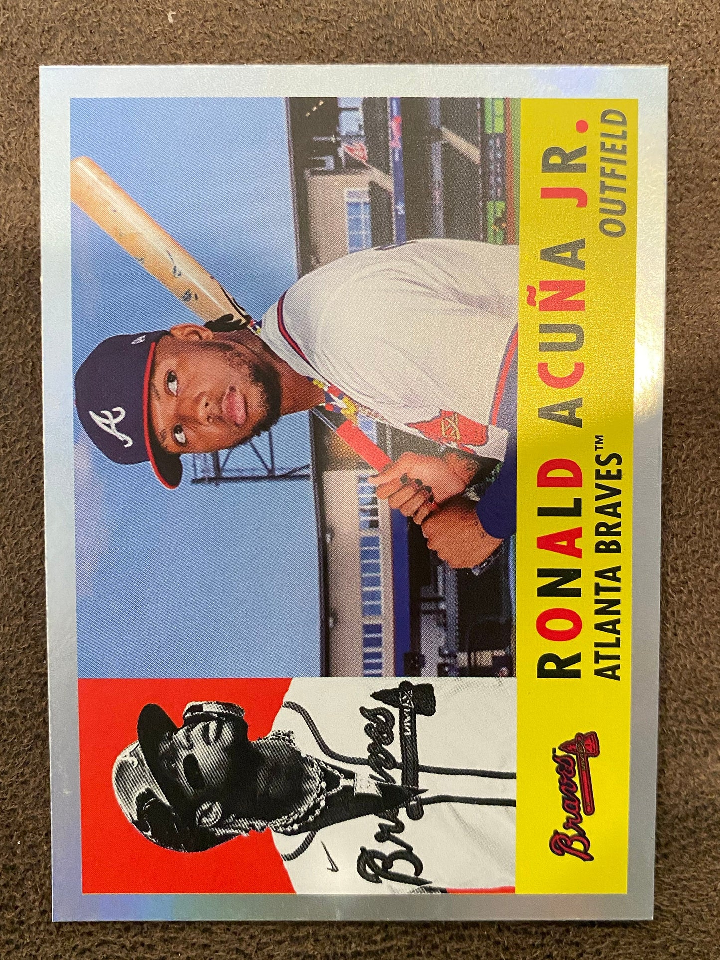 Ronald Acuna Jr. - 2025 Topps Heritage - 25th Anniversary Holographic - Braves