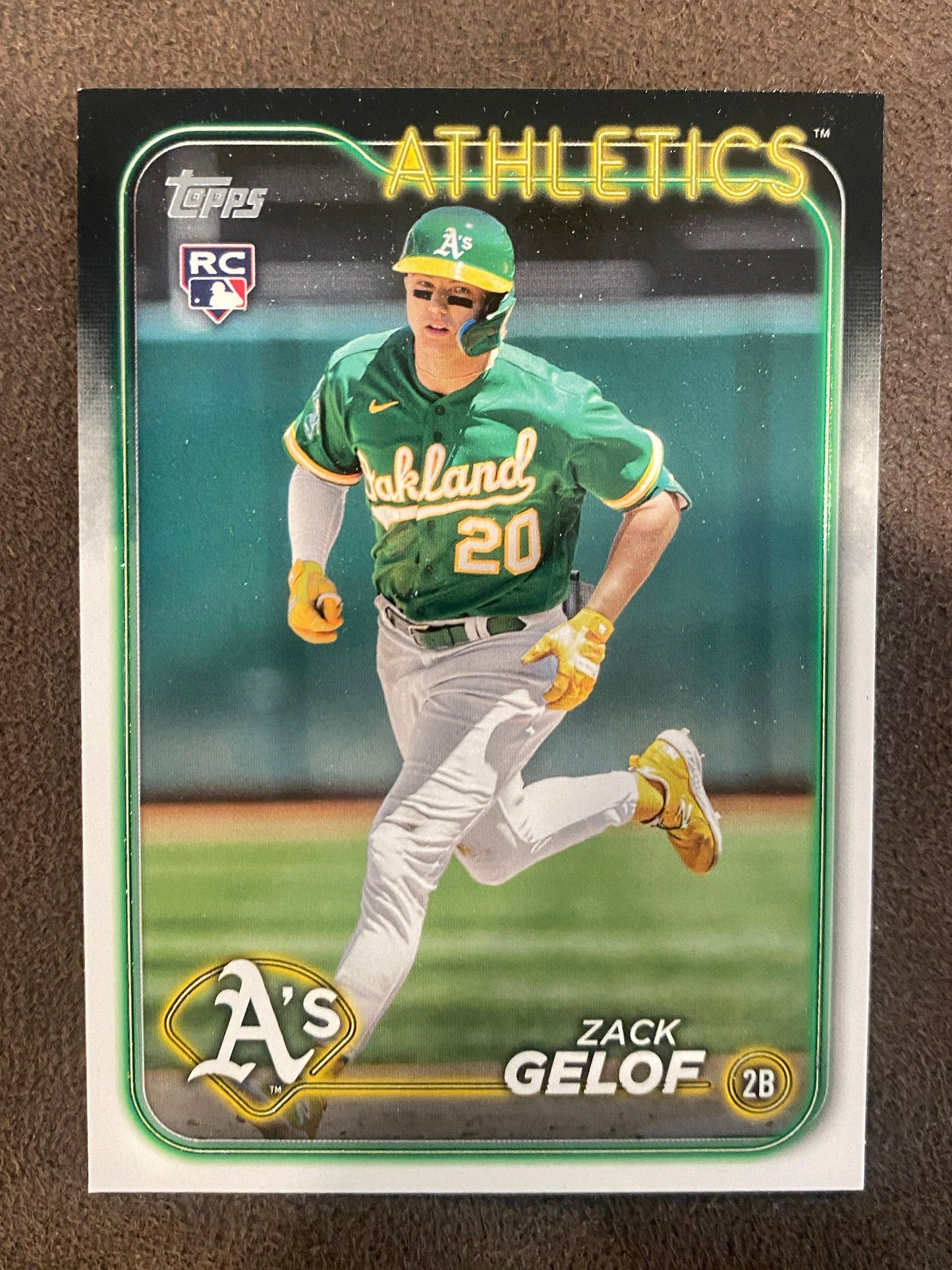 Zack Gelof - 2024 Topps Series 1 - Rookie base card - Athletics