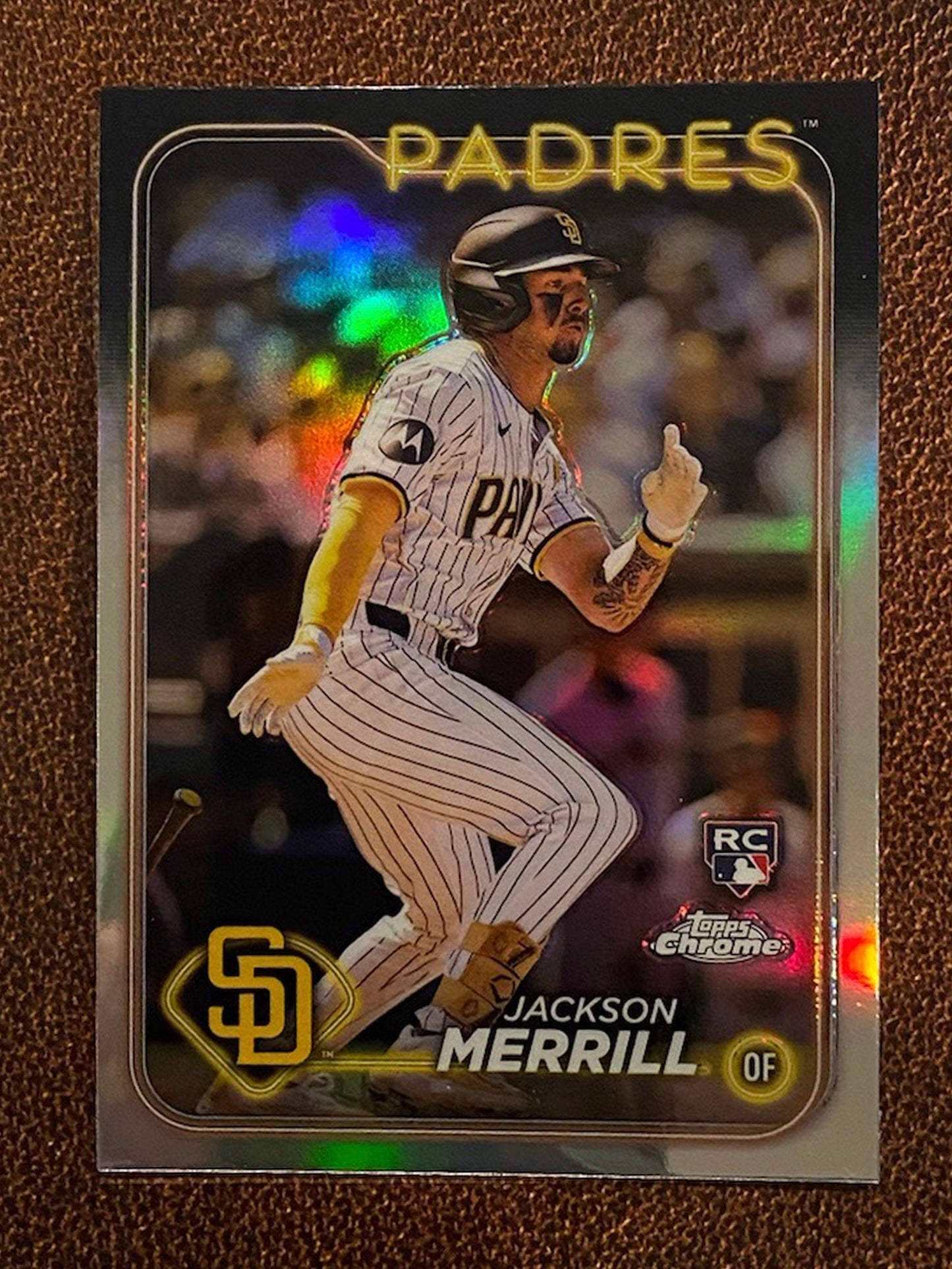Jackson Merrill - 2024 Topps Chrome - Rookie Refractor - Padres