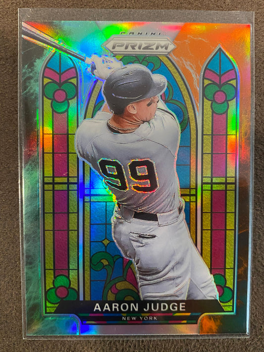 Aaron Judge - 2021 Prizm - Stained Glass Silver SSP - Yankees