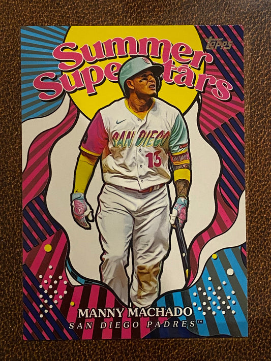 Manny Machado - 2025 Topps Series 2 - Summer Superstars Insert - Padres