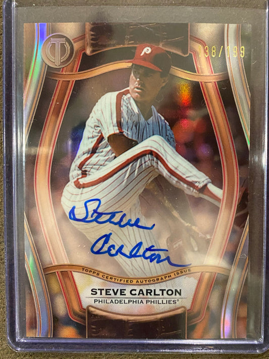 Steve Carlton - 2025 Topps Tribute - Pillars of the Game AUTO /199 - Phillies