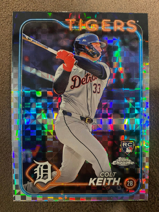 Colt Keith - 2024 Topps Chrome - Rookie XFractor - Tigers