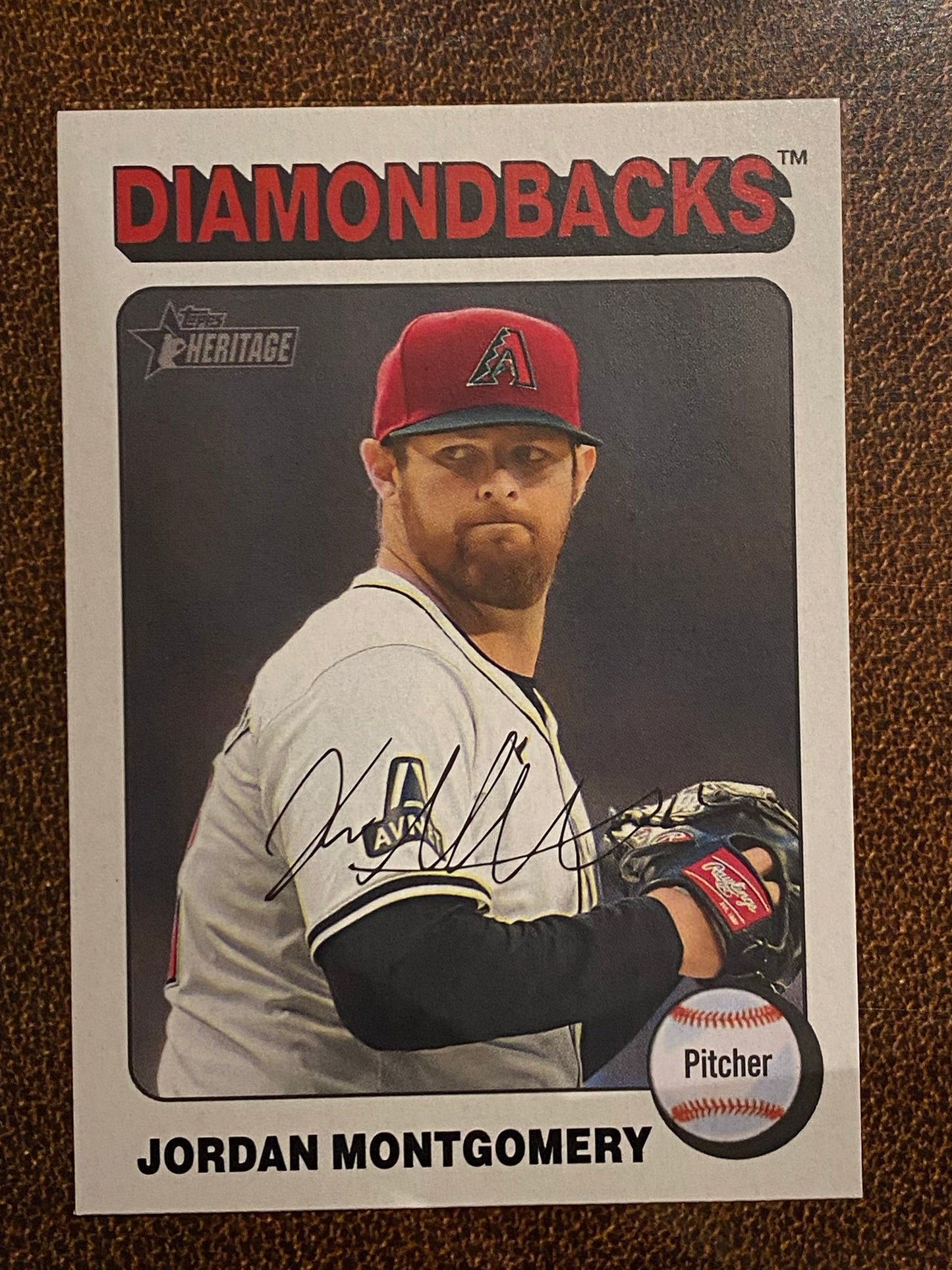 Jordan Montgomery - 2024 Topps Heritage High Number - White Border - Rangers