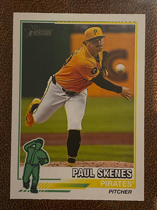 Paul Skenes - 2025 Topps Heritage - Redefined Inserts - Pirates