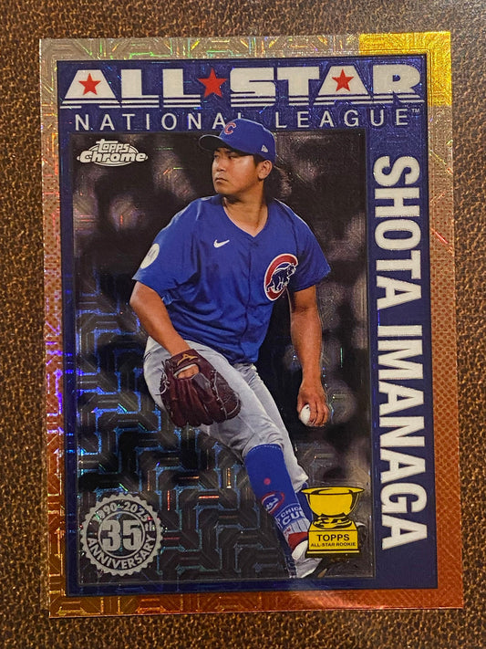 Shota Imanaga - 2025 Topps Series 2 - 1990 All Star Mojo Refractor - Cubs