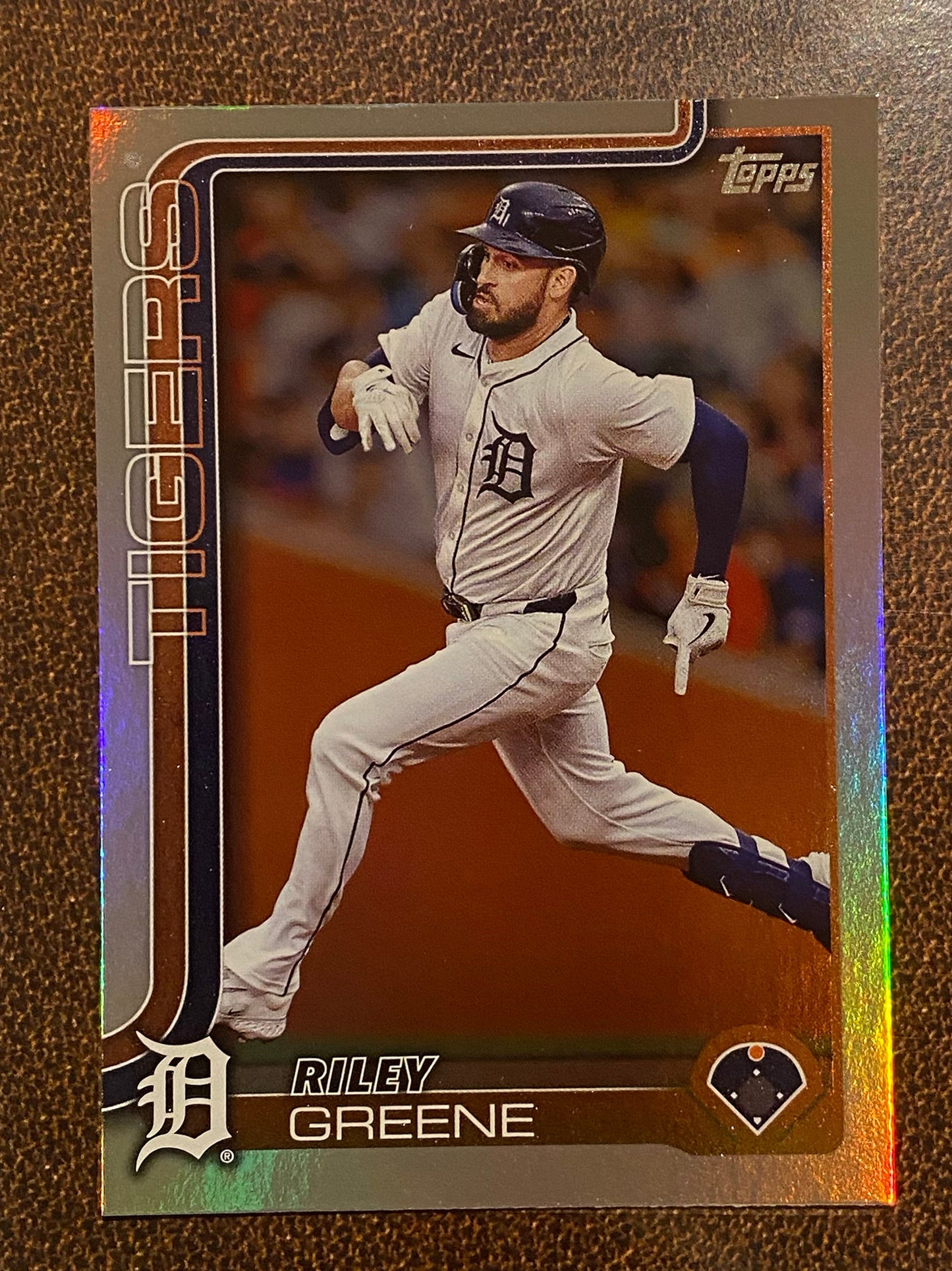 Riley Greene - 2025 Topps Series 1 - Rainbow Foil - Tigers