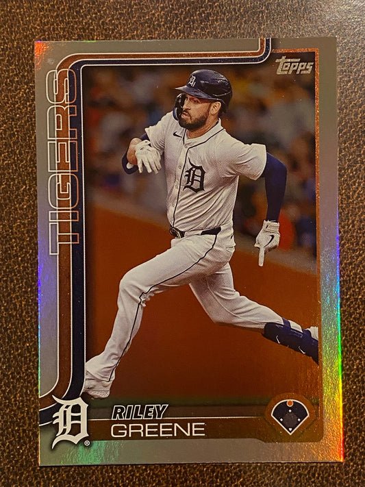 Riley Greene - 2025 Topps Series 1 - Rainbow Foil - Tigers