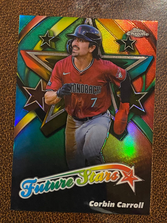 Corbin Carroll - 2025 Topps Chrome - Future Stars - Diamondbacks