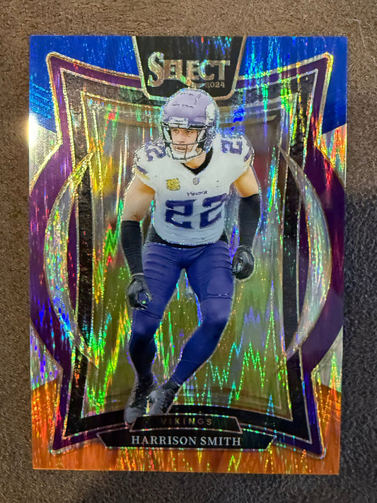 Harrison Smith - 2024 Select - Blue & Orange Shock /35 - Vikings