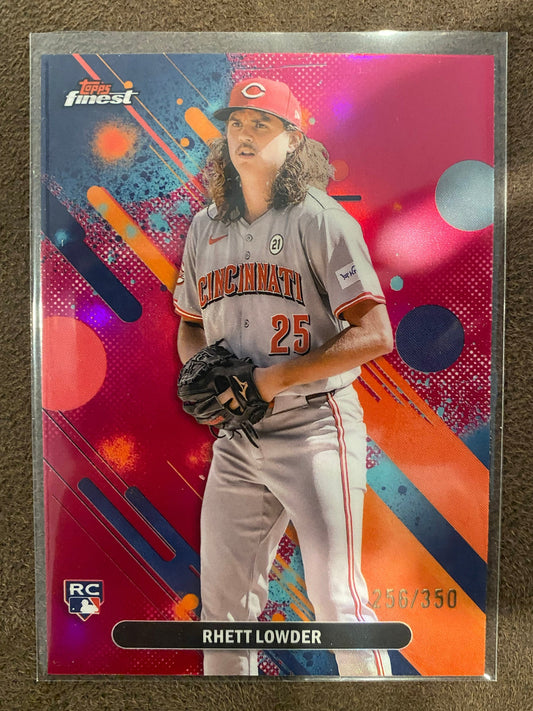 Rhett Lowder - 2025 Topps Finest - Common Pink /350 - Reds
