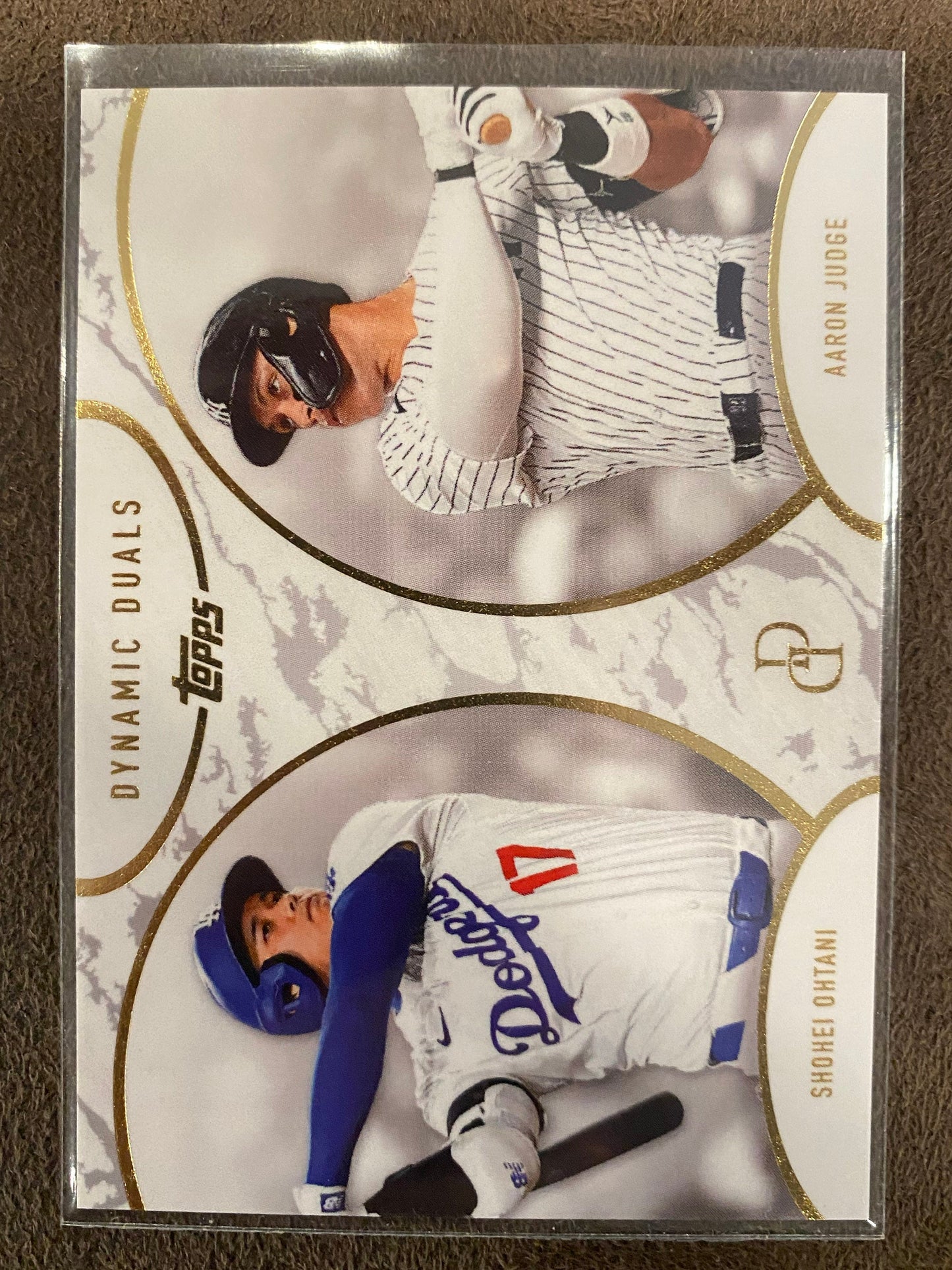 Shohei Ohtani/Aaron Judge - 2025 Topps Dynamic Dual - Dynamic Duals - Dodgers