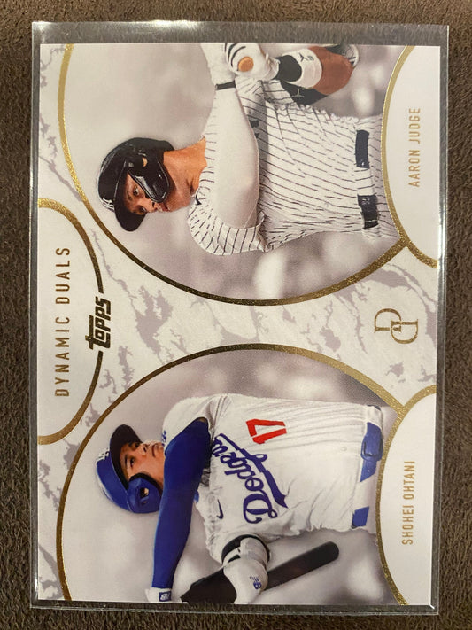 Shohei Ohtani/Aaron Judge - 2025 Topps Dynamic Dual - Dynamic Duals - Dodgers