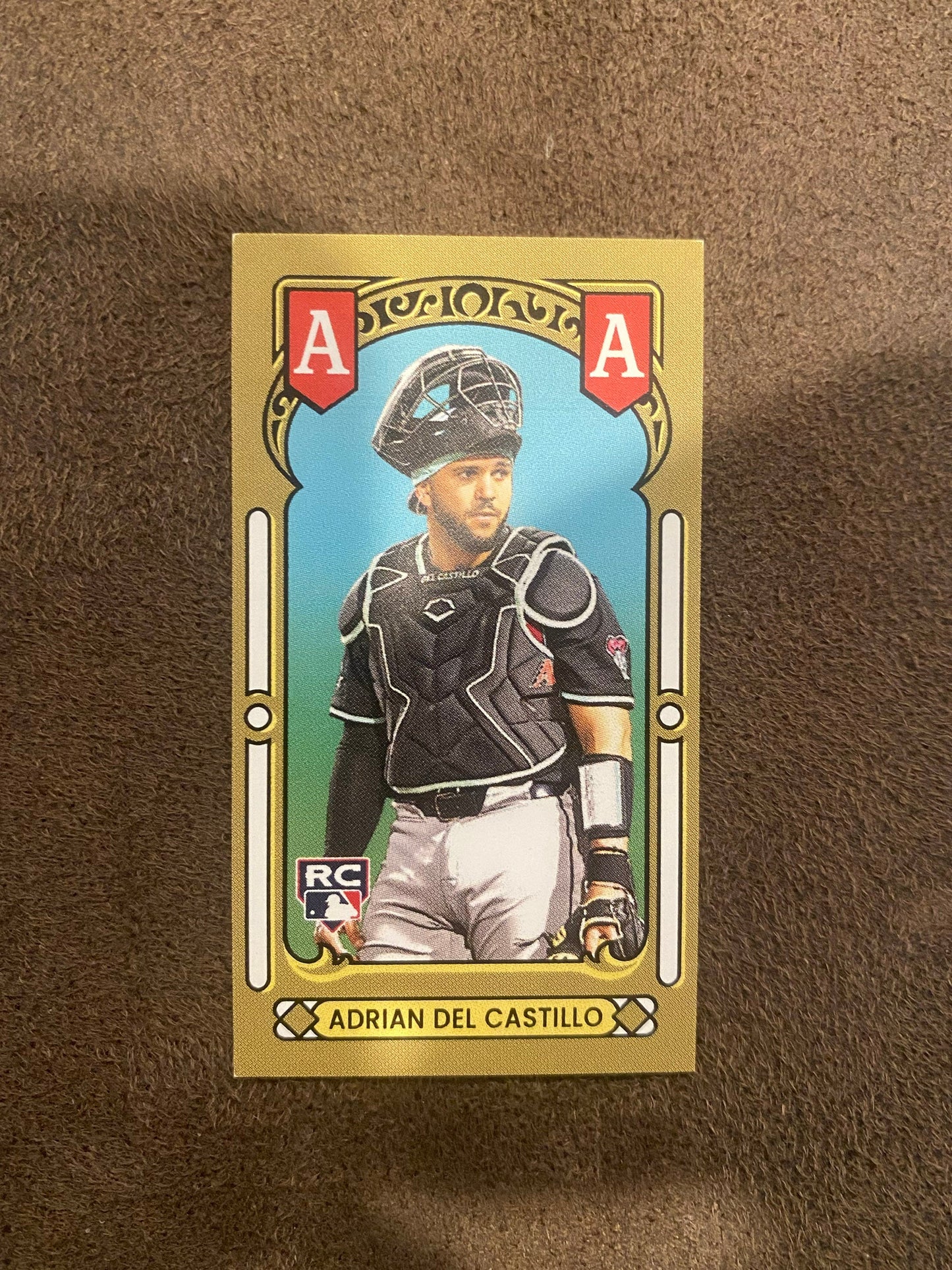 Adrian Del Castillo - 2025 Topps T205 Mini - T80 Rookie Series (**Corner Whiting**) - Diamondbacks