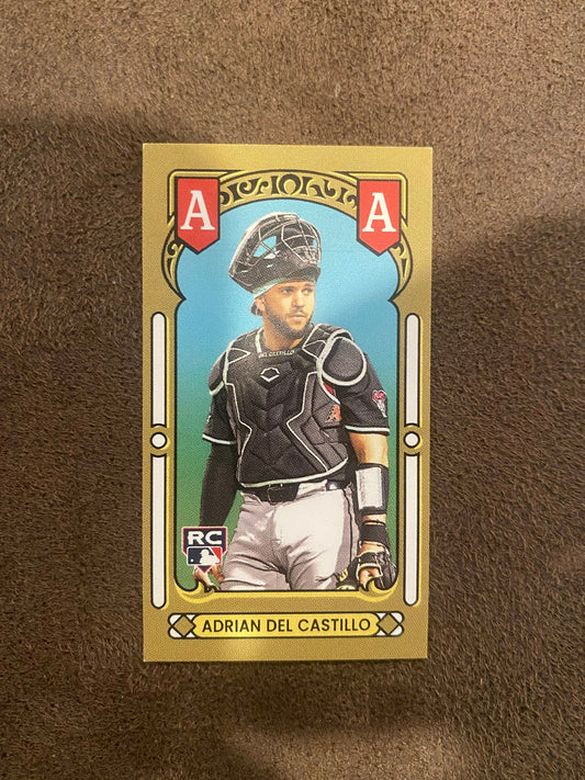 Adrian Del Castillo - 2025 Topps T205 Mini - T80 Rookie Series (**Corner Whiting**) - Diamondbacks