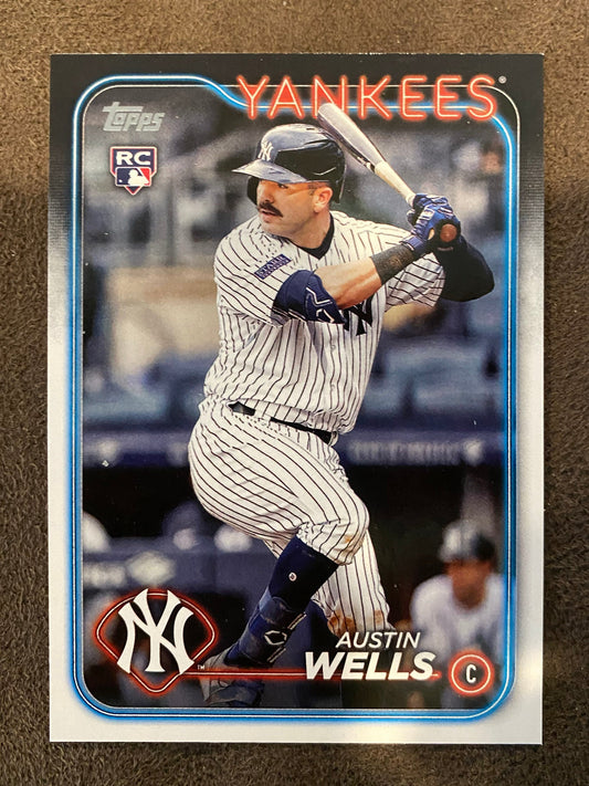 Austin Wells - 2024 Topps Series 2 - Base Rookie - Yankees