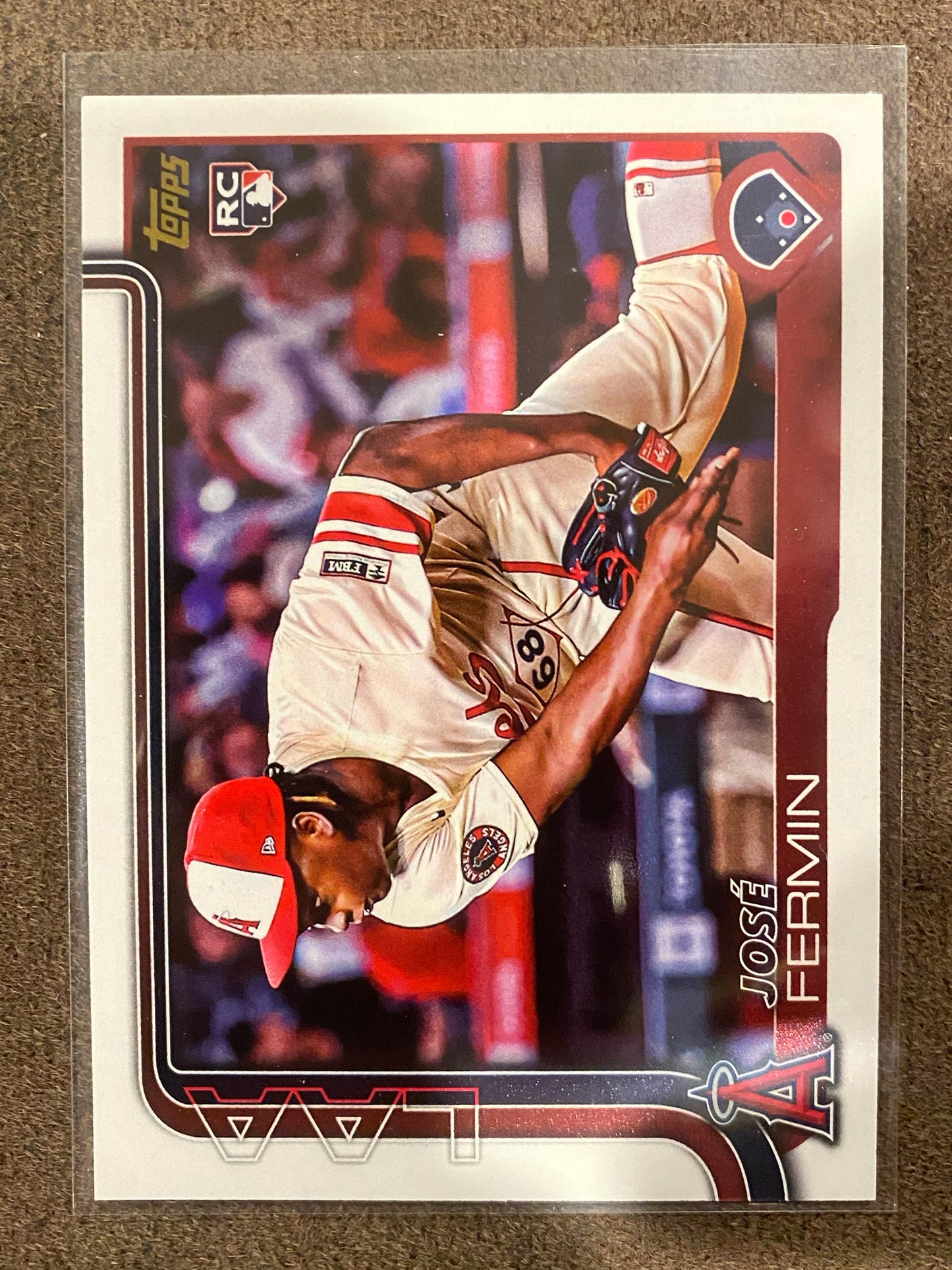 Jose Fermin - 2025 Topps Update - Golden Mirror SSP - Angels