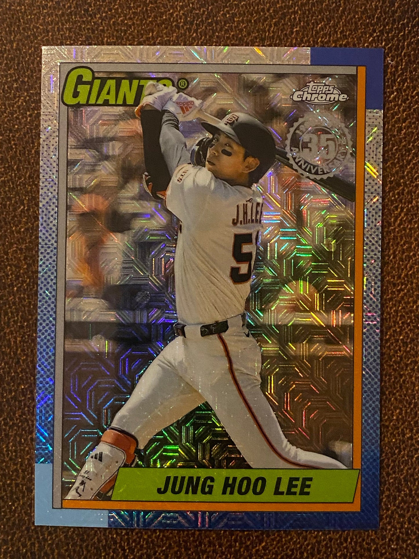 Jung Hoo Lee - 2025 Topps Update - 1990 Mojo Refractor - Giants