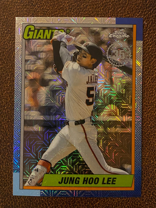 Jung Hoo Lee - 2025 Topps Update - 1990 Mojo Refractor - Giants
