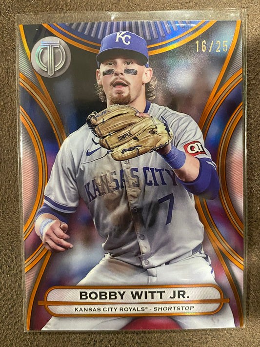 Bobby Witt Jr. - 2025 Topps Tribute - ORANGE /25 - Royals