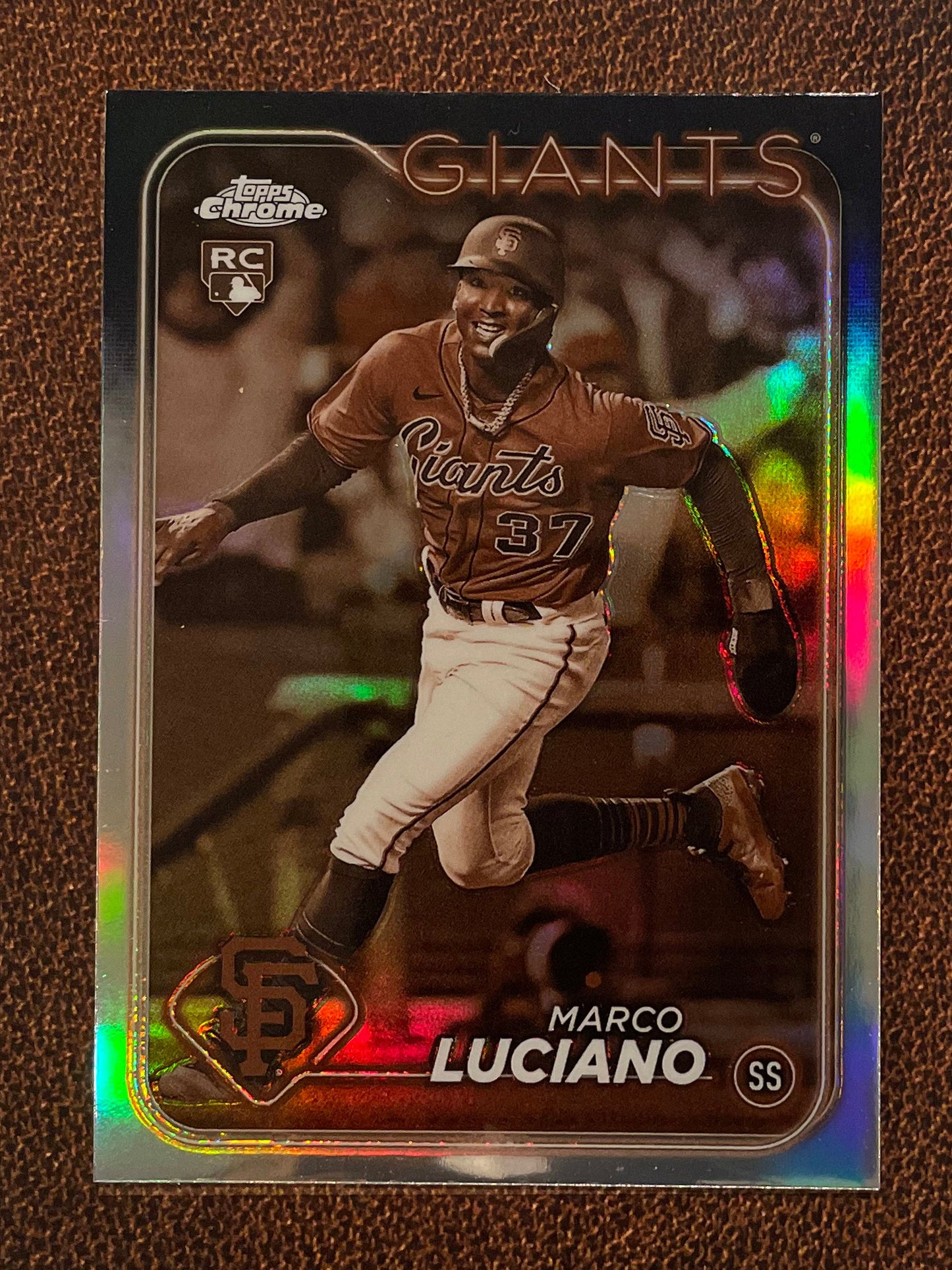 Marco Luciano - 2024 Topps Chrome - Sepia Refractor - Giants