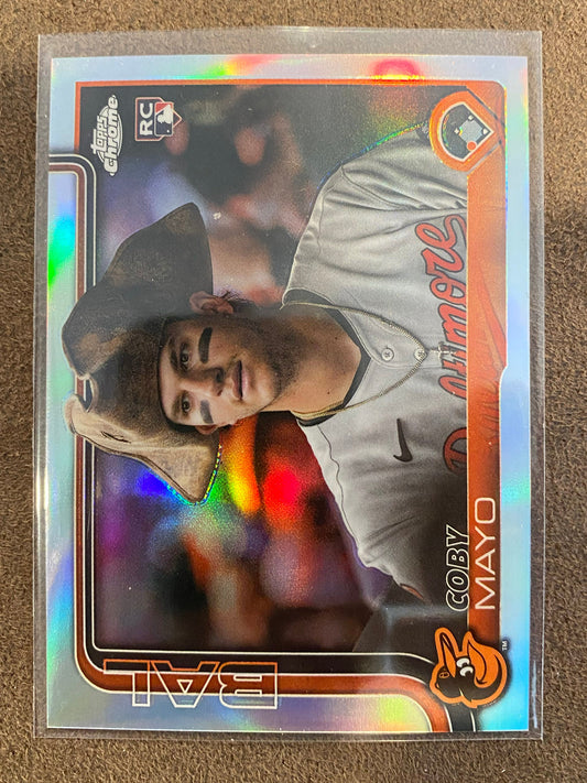 Coby Mayo - 2025 Topps Chrome Update - Rookie Image Variation - Orioles