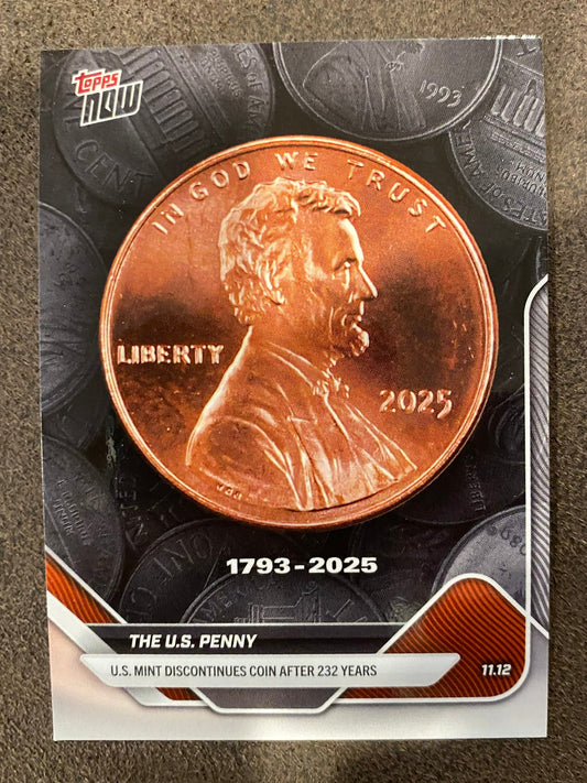 US Penny - 2025 Topps Now - Card Penny (PR: 76,972) -