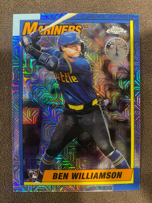 Ben Williamson - 2025 Topps Update - 1990 Mojo Refractor - Mariners