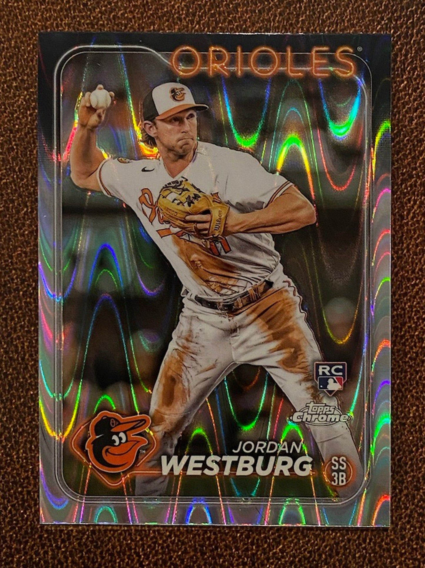 Jordan Westburg - 2024 Topps Chrome - Rookie Raywave - Orioles